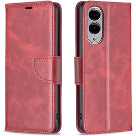 Mobigear Excellent Samsung Galaxy S25 Edge Hoesje Bookcase Portemonnee - Rood