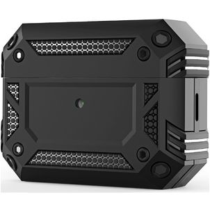 Mobigear Armor Apple AirPods Pro 2 Shockproof Hardcase Hoesje - Zwart