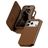 CARE by PanzerGlass Tango Two-in-One iPhone 18 Pro MagSafe Hoesje Uitneembare 2in1 Bookcase Portemonnee - Bruin