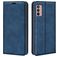 Mobigear Retro Slim Motorola Moto G42 Hoesje Bookcase Portemonnee - Blauw