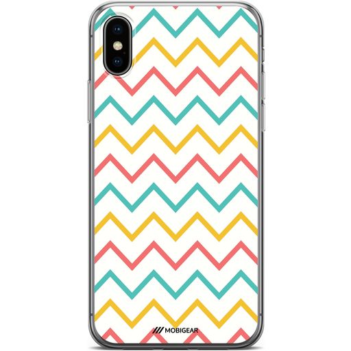 Mobigear Design iPhone XS Max Hoesje Flexibel TPU Backcover - Model 11