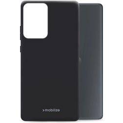 Mobilize Rubber Gelly Motorola Moto G85 Hoesje Flexibel TPU Backcover - Zwart