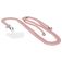 Mobiparts Nylon Phonecord Universeel Telefoonkoord Verstelbaar - Soft Salmon