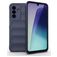 Mobigear Bumpy Samsung Galaxy A17 Hoesje Flexibel TPU Backcover - Donkerblauw