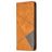 Mobigear Rhombus Slim Realme C11 (2020) Hoesje Bookcase - Cognac