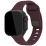 Mobilize Sports Siliconen Apple Watch Bandje Druksluiting - 42/41/40/38 mm - Bordeaux
