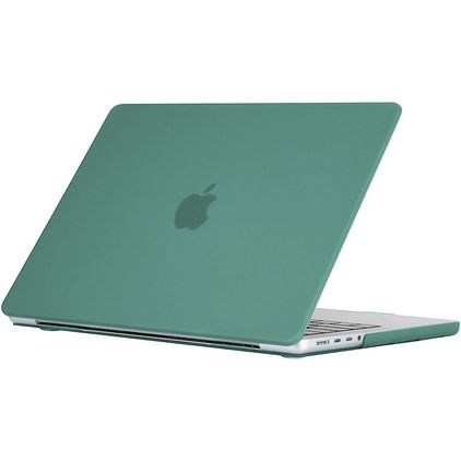 Mobigear Matte MacBook Pro 14 Inch (2021-2026) Hoes Hardshell Laptopcover MacBook Case - Donkergroen - Model A2442 / A2779 / A2918 / A2992 / A3401 / A3112 / A3434 / A3427 / A3426