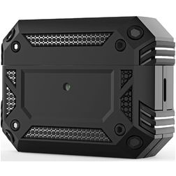 Mobigear Armor Apple AirPods Pro 2 Shockproof Hardcase Hoesje - Zwart