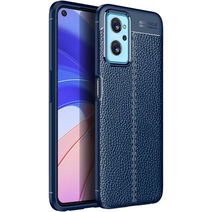 Mobigear Luxury OPPO A96 Hoesje Flexibel TPU Backcover - Blauw