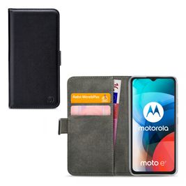 Mobilize Classic Gelly Wallet Motorola Moto E7 Plus Hoesje Bookcase Portemonnee - Zwart