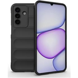 Mobigear Bumpy Samsung Galaxy A27 Hoesje Flexibel TPU Backcover - Zwart
