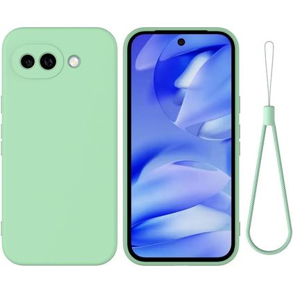 Mobigear Rubber Touch Google Pixel 10a Siliconen Hoesje Backcover - Groen