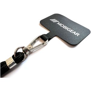 Mobigear Lanyard Universeel Telefoonkoord Verstelbaar - Zwart