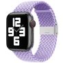 Mobigear Braided Nylon Apple Watch Bandje Klemsluiting - 49/46/45/44 mm - Lavendel