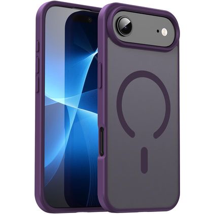 Mobigear Shockproof iPhone Air MagSafe Hoesje Hardcase Backcover - Crystal Purple