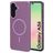 Mobiparts Slim Line Samsung Galaxy A56 MagSafe Hoesje Hardcase Backcover - Imperial Purple