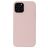 Mobigear Rubber Touch iPhone 13 Siliconen Hoesje Backcover - Sand Pink