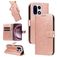 Mobigear Butterfly OnePlus 15 Hoesje Bookcase Portemonnee - Roségoud