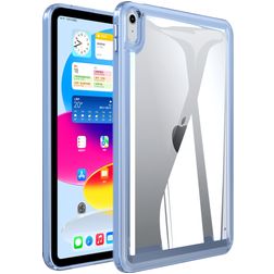 Mobigear Crystal iPad Mini 7 (2024) Hardcase Backcover - Transparant / Blauw