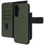 Mobiparts Samsung Galaxy A17 Hoesje Echt Leer Uitneembare 2in1 Bookcase Portemonnee - Groen