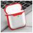 Mobigear Shockproof Apple AirPods 2 Hoesje Flexibel TPU - Rood