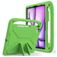 Mobigear AeroArmor iPad Air 13 Inch (2024) Kinder Tablethoes met Handvat + Stylus Houder - Groen