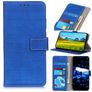 Mobigear Croco Samsung Galaxy M23 Hoesje Bookcase Portemonnee - Blauw