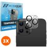 Mobigear iPhone 12 Pro Glazen Camera Protector - Case Friendly (3-Pack)