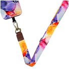 MIO Lanyard Universeel Telefoonkoord Verstelbaar - Flowers