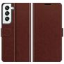 Mobigear Wallet Samsung Galaxy S22 Hoesje Bookcase Portemonnee - Bruin