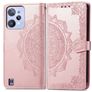 Mobigear Mandala Realme C31 Hoesje Bookcase Portemonnee - Roségoud