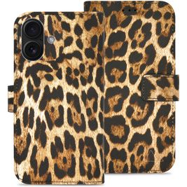 My Style Flex Wallet iPhone 17 Hoesje Bookcase Portemonnee - Wild Leopard
