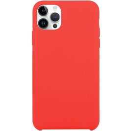 Mobigear Rubber Touch iPhone 15 Pro Max Siliconen Hoesje Backcover - Rood Mobigear Rubber Touch iPhone 15 Pro Max Siliconen Hoesje Backcover - Rood