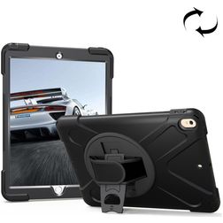 Mobigear SureGrip XGuard iPad Pro 10.5 Inch (2017) Hoes Hard Kunststof,Siliconen Backcover + Standaard - Zwart