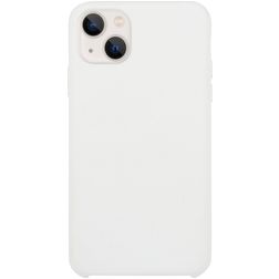 Mobigear Rubber Touch iPhone 15 Siliconen Hoesje Backcover - Wit