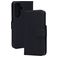 Mobiparts Wallet Samsung Galaxy A27 Hoesje Echt Leer Bookcase Portemonnee - Zwart