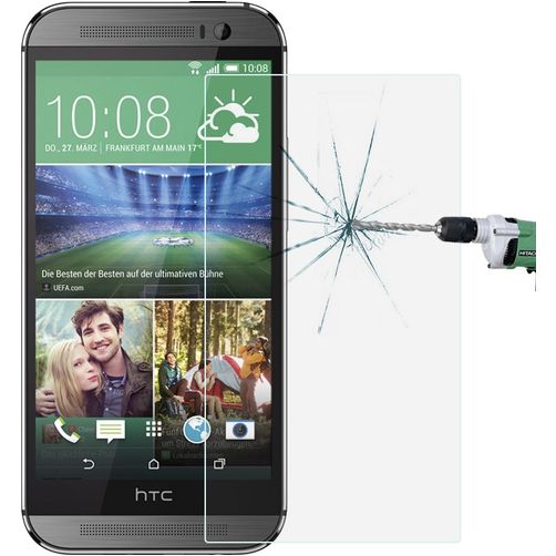 Mobigear HTC One M9 Glazen Screenprotector - Case Friendly