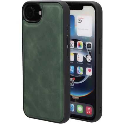 Mobiparts Classic iPhone 17e MagSafe Hoesje TPU,Kunstleer Backcover - Emerald Green