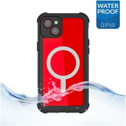Ghostek Nautical Waterproof iPhone 14 Plus Waterbestendig MagSafe Hoesje Hardcase Backcover Shockproof - Zwart