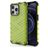 Mobigear Honeycomb iPhone 14 Pro Hoesje Hardcase Backcover Shockproof - Groen