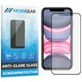 Mobigear Premium iPhone XR Glazen Screenprotector Anti-Glare - Case Friendly - Zwart