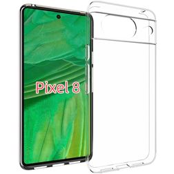 Mobigear Basics Doorzichtig Google Pixel 8 Hoesje Flexibel TPU Backcover - Transparant