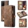 Caseme 008 Samsung Galaxy Note 20 Ultra Hoesje Uitneembare 2in1 Bookcase Portemonnee - Bruin