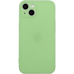 Mobigear Colors iPhone 15 Plus Hoesje Flexibel TPU Backcover - Groen