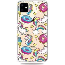 Mobigear Design iPhone 11 Pro Max Hoesje Flexibel TPU Backcover - Eenhoorn