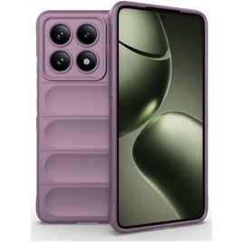 Mobigear Bumpy Xiaomi 14T Hoesje Flexibel TPU Backcover - Paars