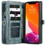 Caseme 008 iPhone 12 Hoesje Uitneembare 2in1 Bookcase Portemonnee - Blauw
