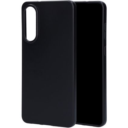 Mobiparts Classic Samsung Galaxy S25 Edge Hoesje Flexibel TPU Backcover - Zwart