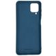 Mobiparts Samsung Galaxy A12 Siliconen Hoesje Backcover - Blueberry Blue