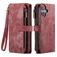 CaseMe C30 iPhone 17 Hoesje Bookcase Portemonnee - Rood